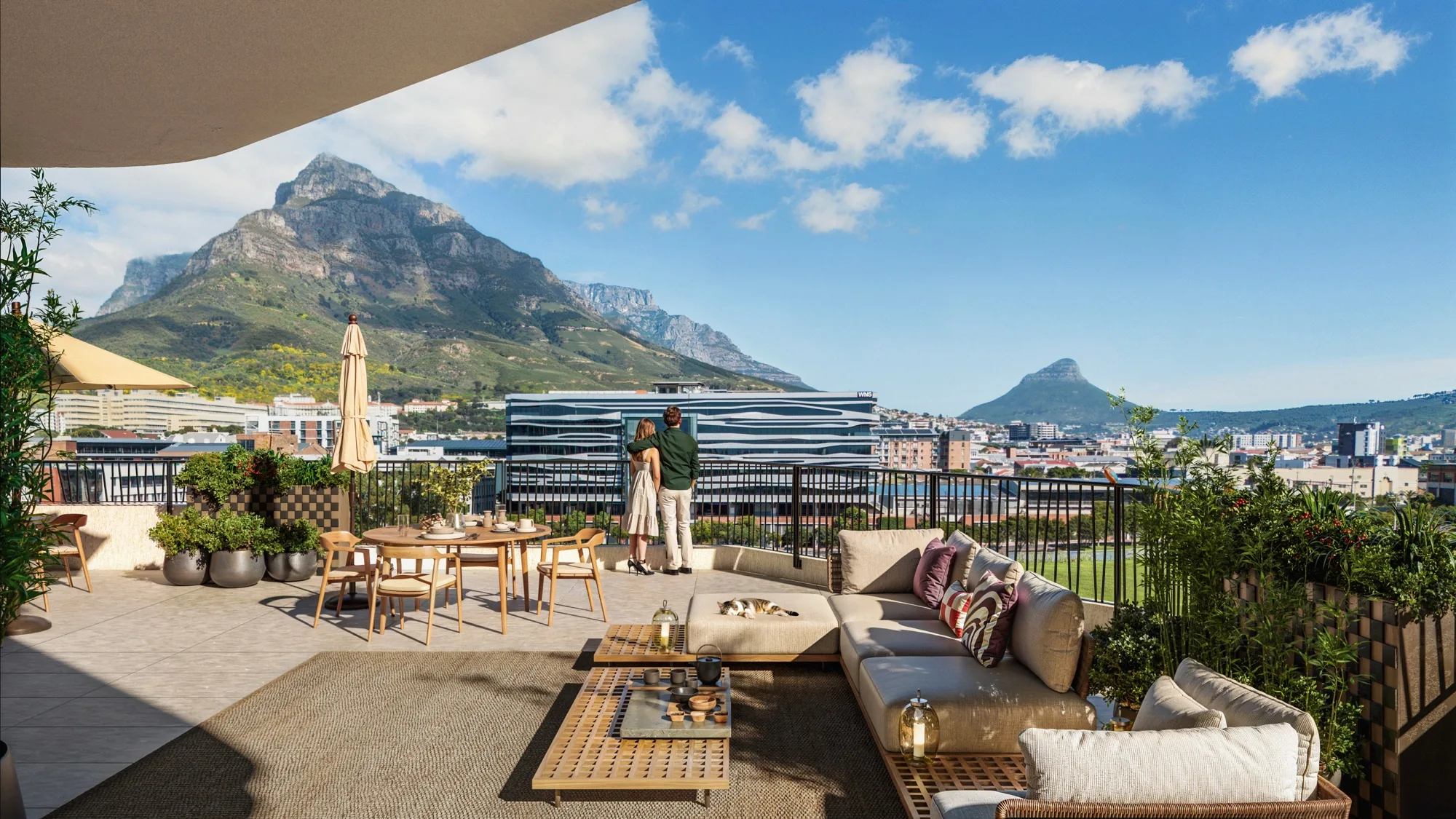 Architectural exterior visualisation by ThinkLab