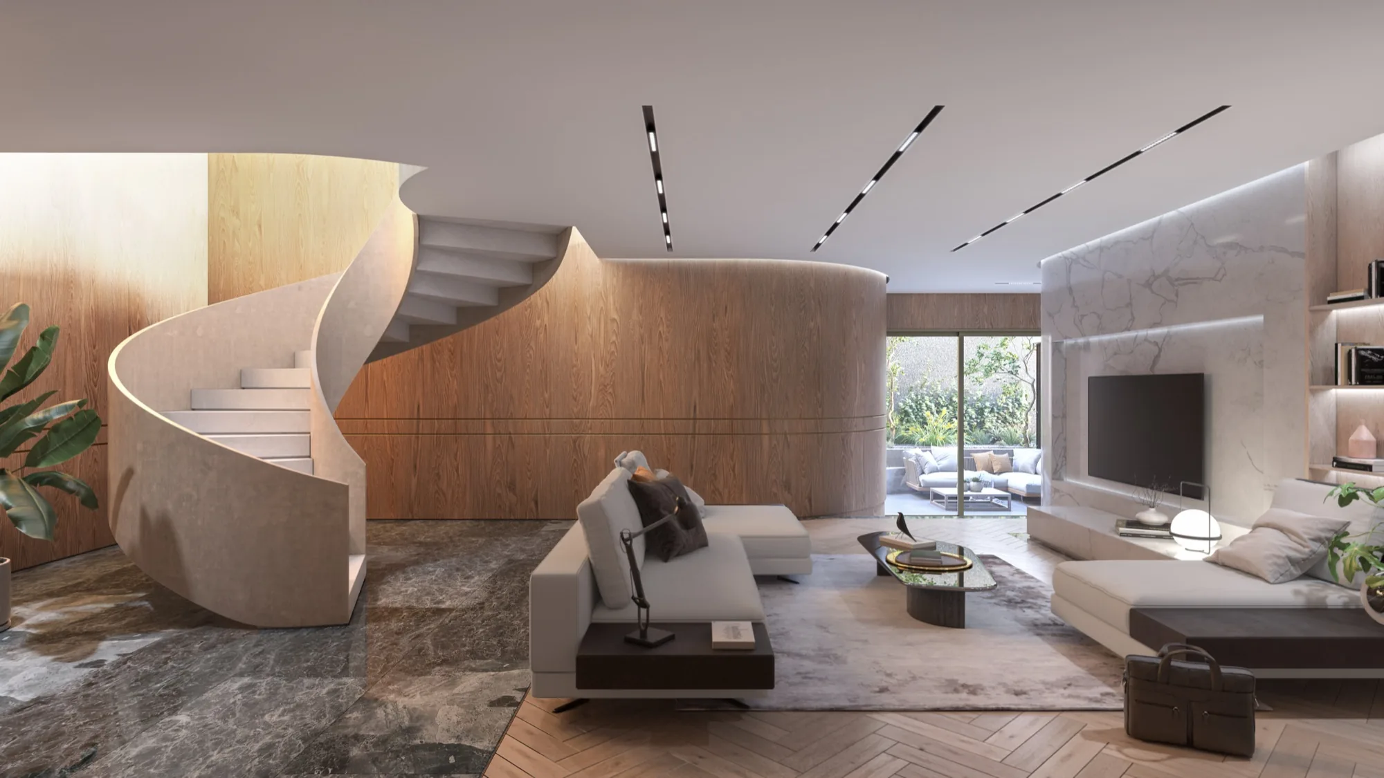 Architectural exterior visualisation by ThinkLab