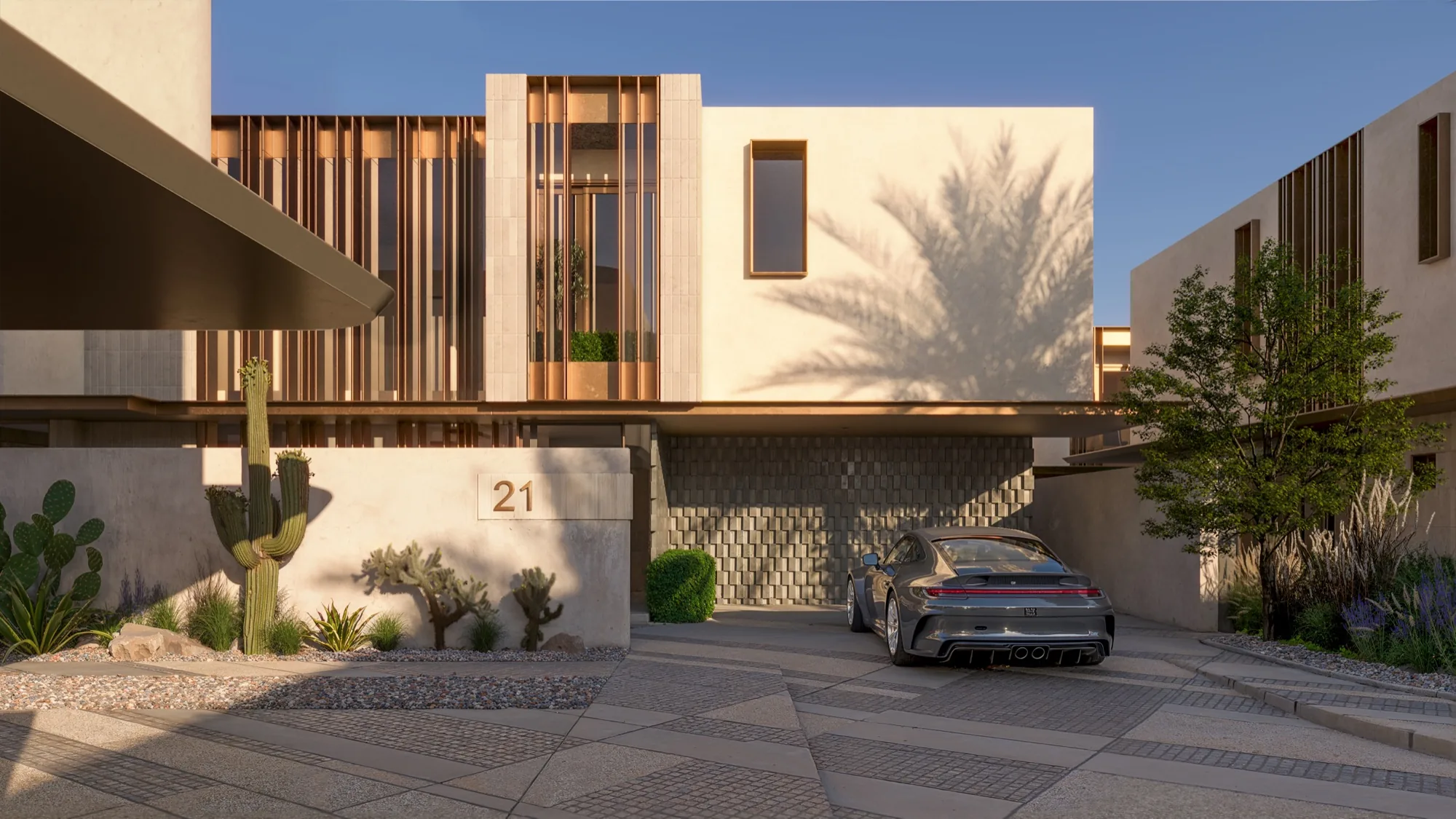 Architectural exterior visualisation by ThinkLab