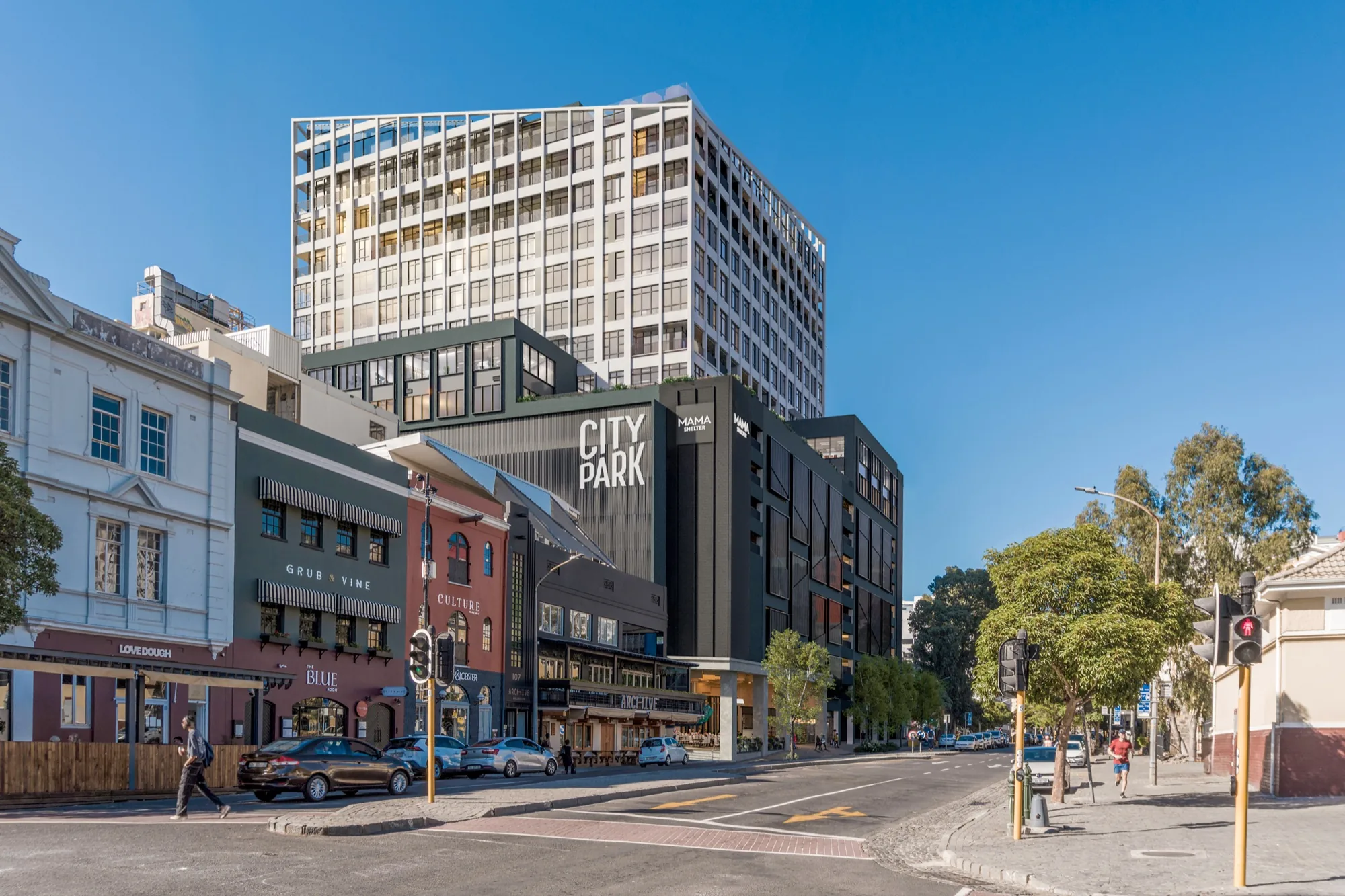 Architectural exterior visualisation by ThinkLab