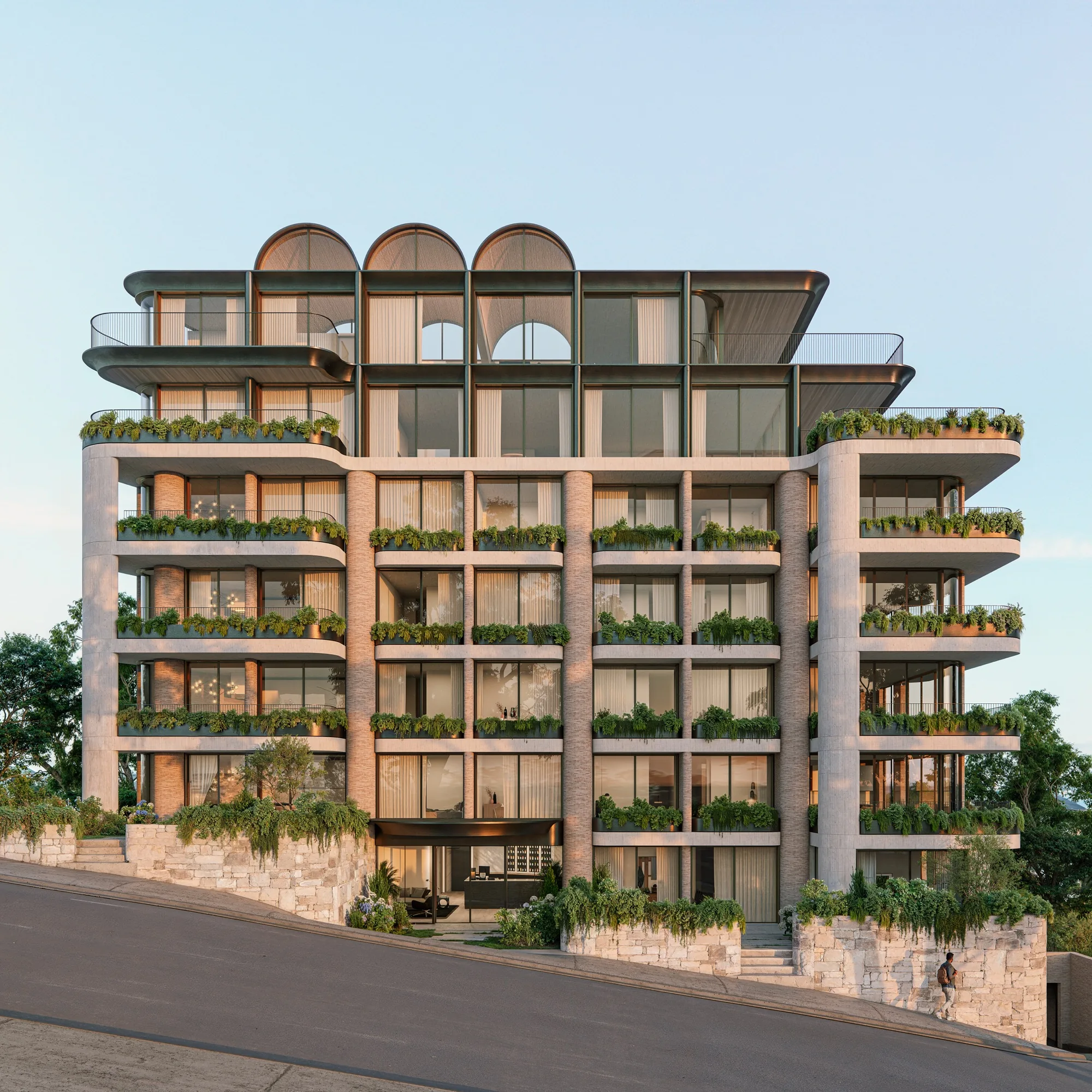 Architectural exterior visualisation by ThinkLab