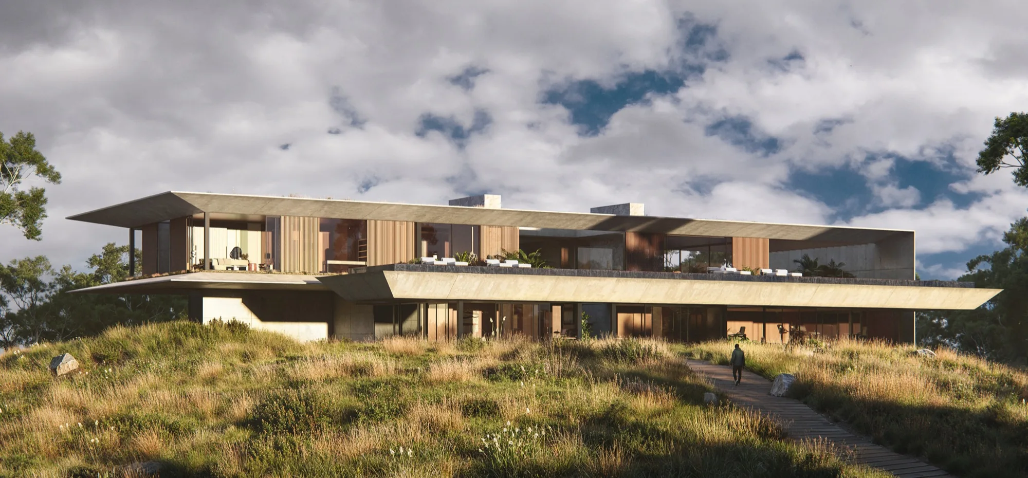 Architectural exterior visualisation by ThinkLab