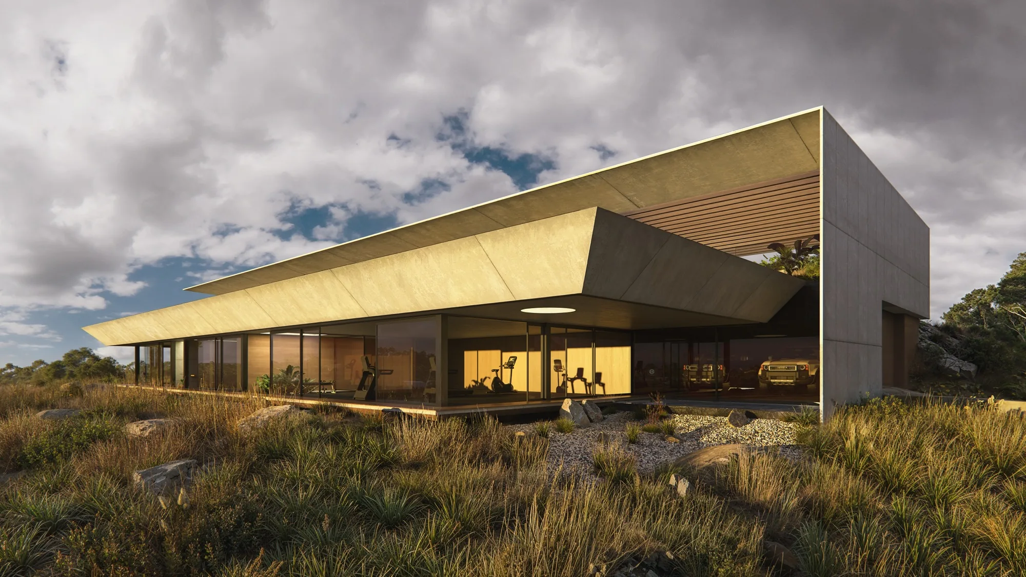 Architectural exterior visualisation by ThinkLab