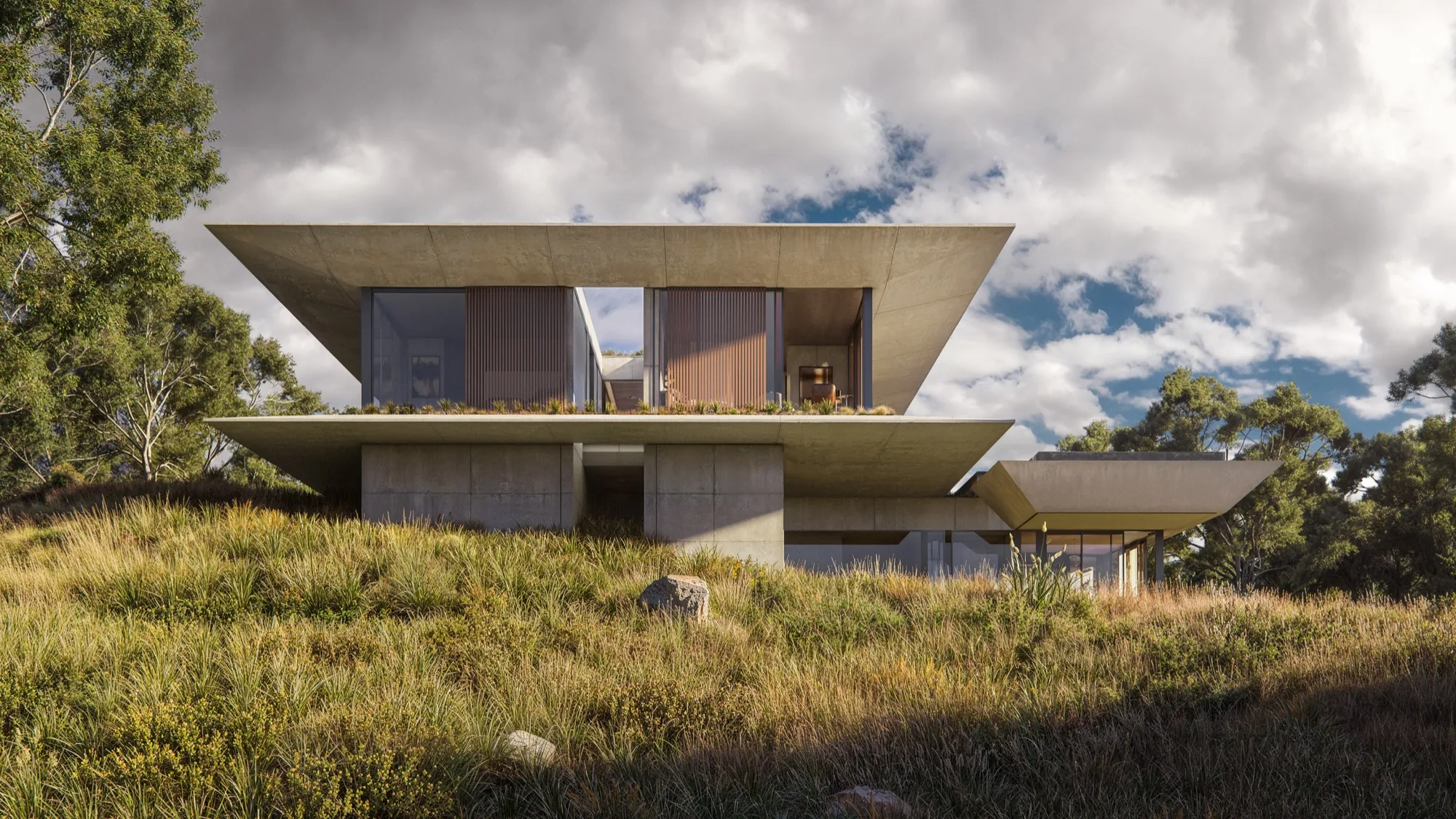 Architectural exterior visualisation by ThinkLab