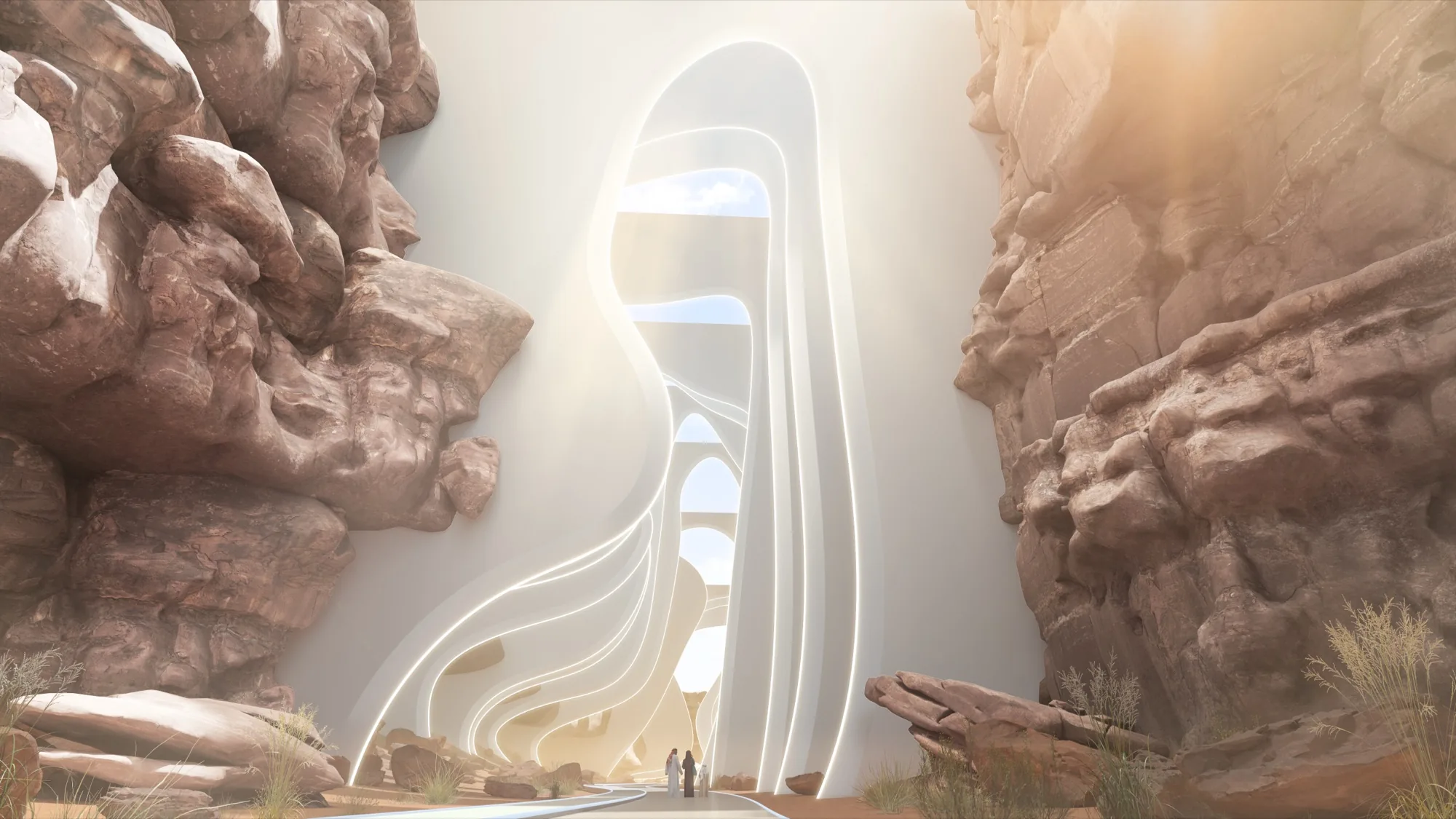 Architectural exterior visualisation by ThinkLab