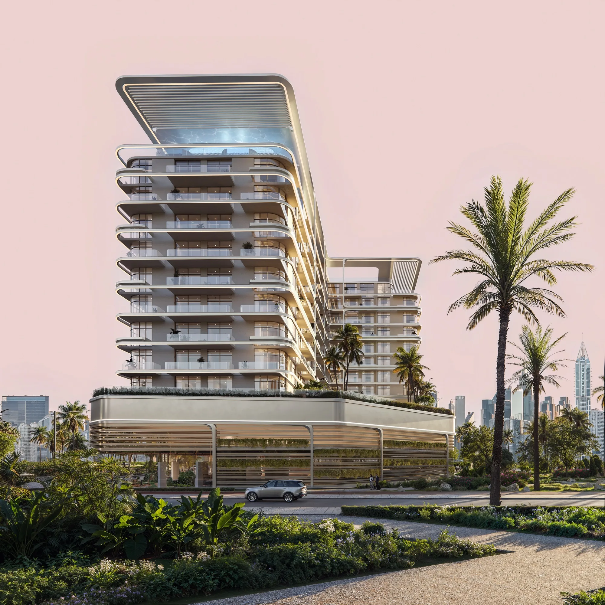 Architectural exterior visualisation by ThinkLab