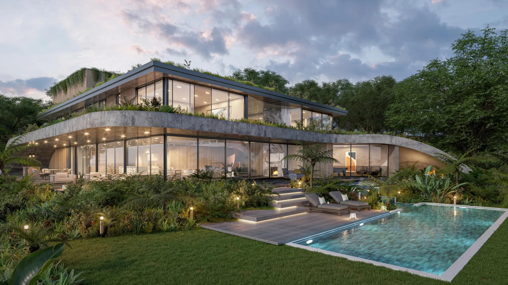 Architectural exterior visualisation by ThinkLab