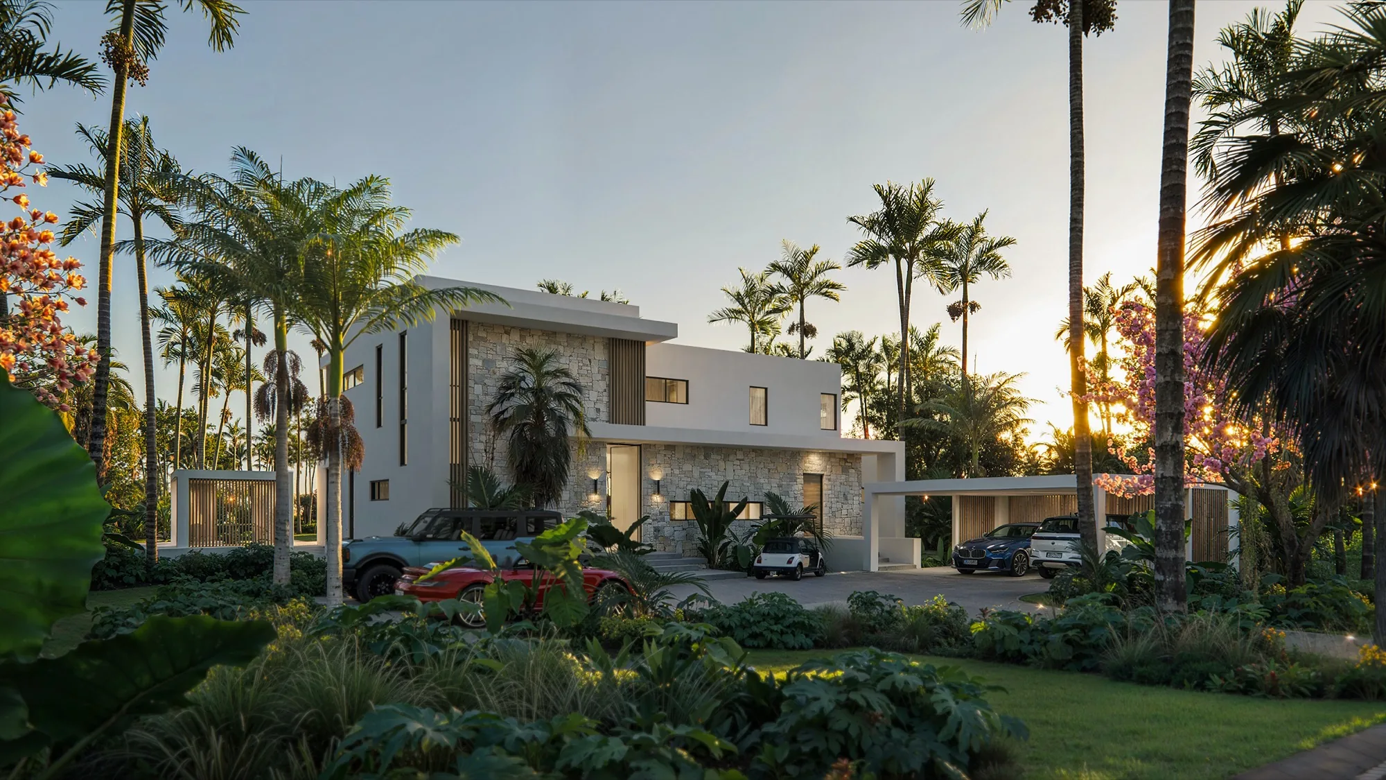 Architectural exterior visualisation by ThinkLab