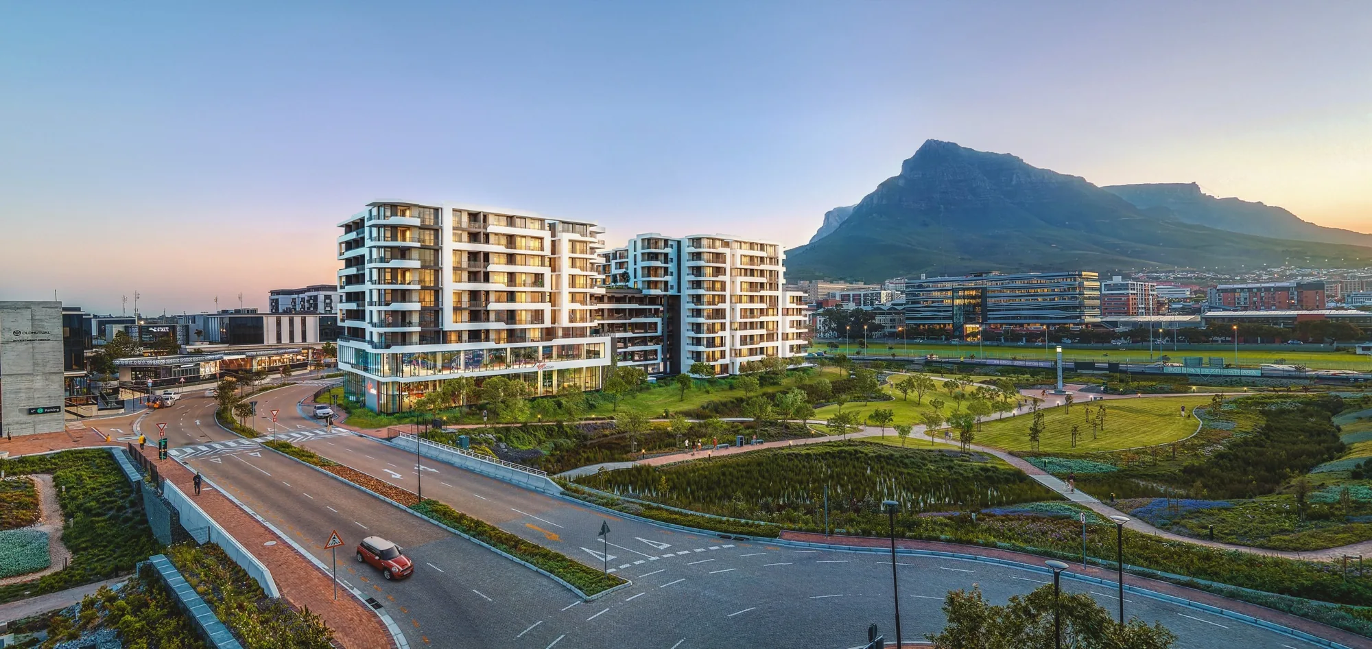 Architectural exterior visualisation by ThinkLab