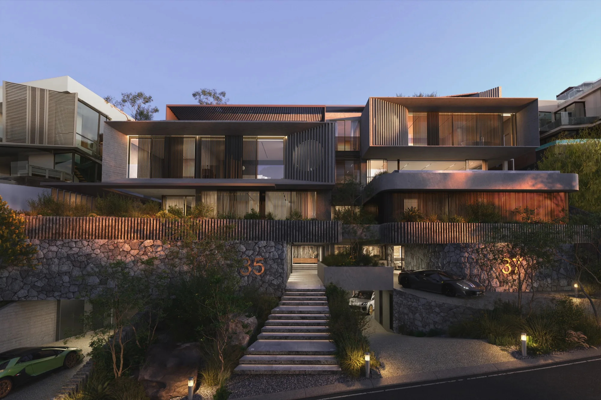 Architectural exterior visualisation by ThinkLab