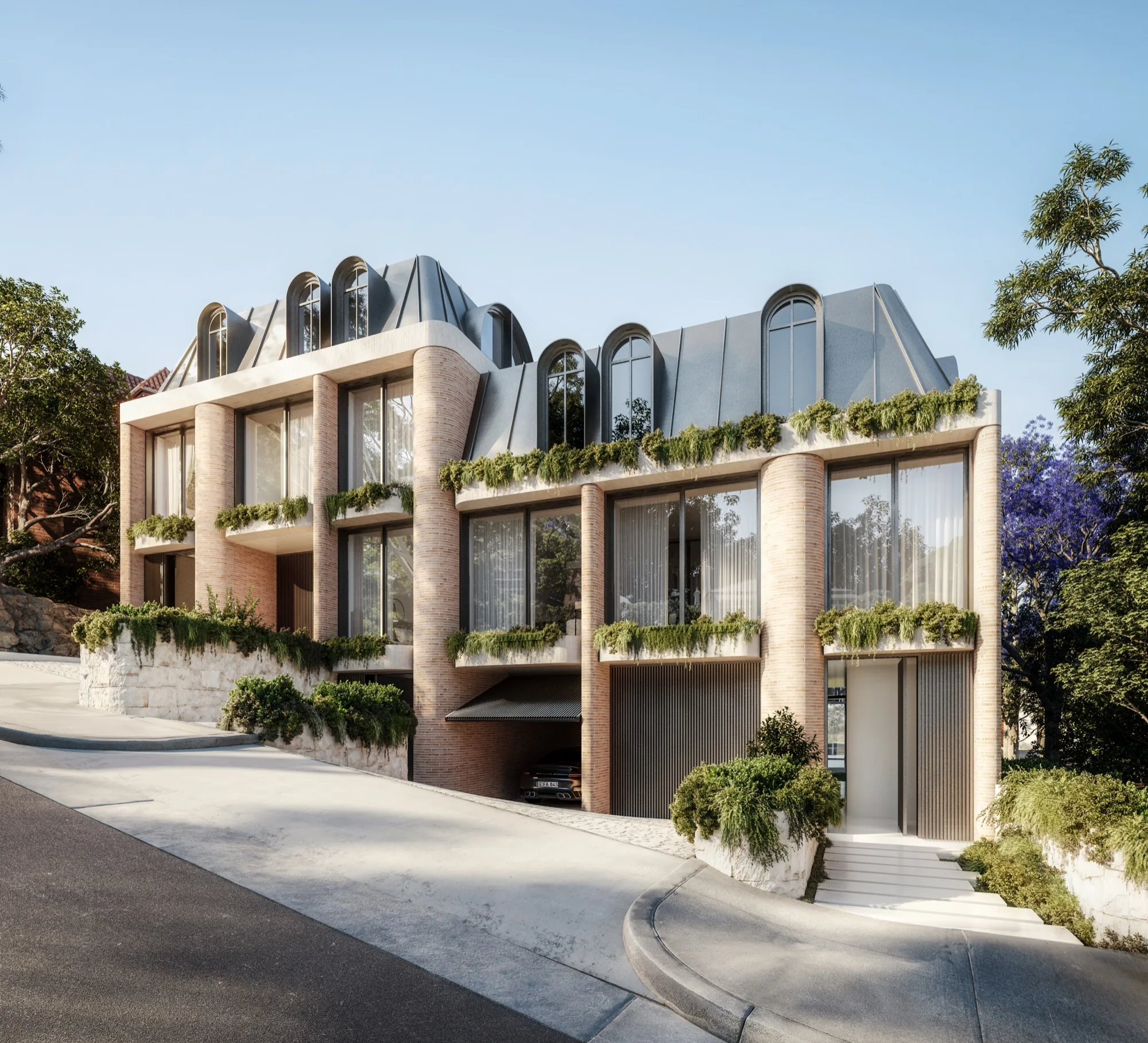 Architectural exterior visualisation by ThinkLab