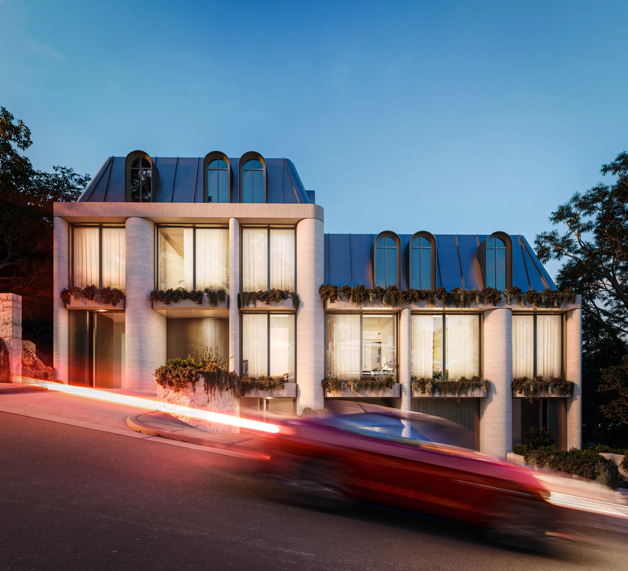 Architectural exterior visualisation by ThinkLab